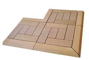 Baldosas de WPC Antideslizantes para Exteriores, Suelos para Hoteles, Villas y Patios, Material Ecológico Reciclable y Seguro para el Tráfico de Pies - Product Image 2
