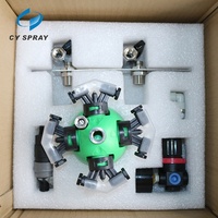 Compresseur d'air en plastique, mini humidificateur industriel à brouillard sec, atomiseur d'air aéroponique, buse de pulvérisation