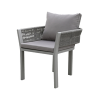 Meubles d'extérieur modernes, table, chaise, coussin imperméable, jardin, plage, hôtels, canapé de patio antirouille avec parasol