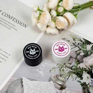 Pot en plastique coloré mignon de conteneurs d'animal familier de pot cosmétique de 15g 15ml petit pour des cosmétiques et des soins de la peau - Product Image 5