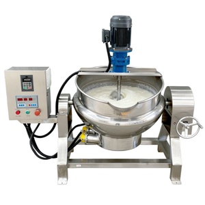Industrial 100-500L Electric Steam Jacketed Tilting Cooking Pot for Sauce and Jam Making - Product Image 6