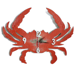 Horloge murale décorative en bois découpé au laser, thème marin, animaux marins, hippocampe, <span class=keywords><strong>décoration</strong></span> - Product Image 3