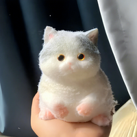 Mainan Squishy Kucing Buatan Tangan Jepang, Maltose Slow Rebound, Pereda Stres, Mainan Remas TPR untuk Anak-anak, Hadiah untuk Kantor dan Pesta
