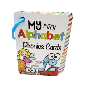 Tarjetas Flash Alfabeto Personalizadas Tarjetas de Aprendizaje Temprano de Primeras Palabras para Niños Pequeños Enseñar Letras ABC Palabras en Inglés Mayúsculas y Minúsculas - Product Image 1