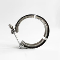 Colliers de serrage universels en acier inoxydable 304 de 3 pouces pour collecteur d'échappement latéral/turbine