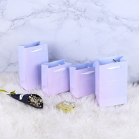 Boîte cadeau de luxe en carton pour bijoux, avec impression violette, pour bracelets et bijoux en gros