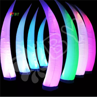 Colonne gonflable lumineuse à LED pour événements et décorations nocturnes