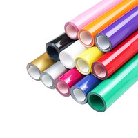 Material de letrero para exteriores, Rollo adhesivo de película de PVC permanente, vinilo autoadhesivo de corte de Color para plotter de corte