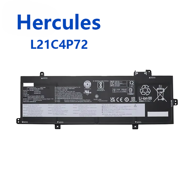 Replacement Laptop Battery L21C4P72 L21D4P73 5B10W51872 5B10W51871 for Lenovo ThinkPad P16s Gen 1 T16 Gen 1 Notebook Battery