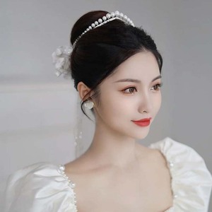 Nouveau style, série Forêt, serre-tête en perles, simple, cadeau d'anniversaire princesse, couronne, accessoire de cheveux de soirée pour mariée, <span class=keywords><strong>diadème</strong></span> - Product Image 5