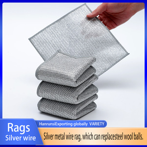 <span class=keywords><strong>Paño</strong></span> <span class=keywords><strong>de</strong></span> Limpieza <span class=keywords><strong>de</strong></span> Alambre <span class=keywords><strong>de</strong></span> Acero Resistente al Aceite y Duradero, Diseñado <span class=keywords><strong>para</strong></span> Uso en la Cocina como Estropajo <span class=keywords><strong>de</strong></span> Limpieza <span class=keywords><strong>de</strong></span> Alambre Metálico Especializado - Product Image 4