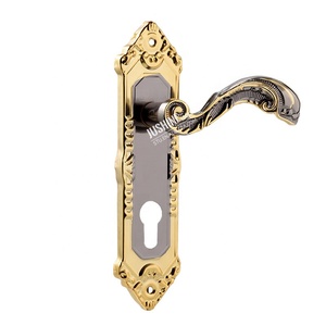 Maniglie per Porte in Alluminio e Ferro dal Design Moderno Europeo, Fissaggio a Vite, Maniglia per <span class=keywords><strong>Porta</strong></span> del Bagno - Product Image 1