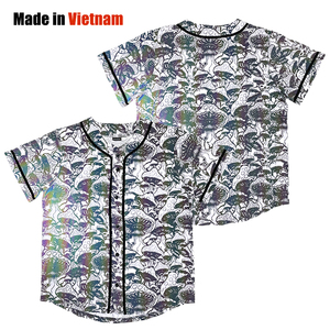 Maillots de baseball unisexes de haute qualité, chemises à boutons, uniformes de sport, hauts, streetwear hip-hop, grande taille, anti-UV - Product Image 1