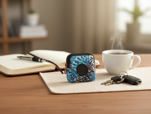 Monedero cuadrado con doble cremallera, mini billetera unisex de cuero sintético de microfibra de 4 pulgadas para uso diario - Product Image 2