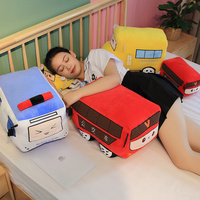 2023 nouveau gros enfants cadeau réaliste Bus pelle camion personnalisé jouets en peluche voiture en peluche jouet