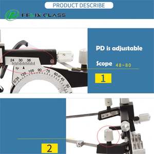Montura de Optometría Universal Ajustable de Vidrio Óptico TF-B para Lentes de Prueba, Certificación CE/EPA, Instrumentos con Patas Ajustables - Product Image 5