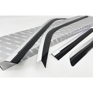 [AUTO CLOVER] <b>Car</b> Accessories Black Diamond Door <b>Visor</b> For Hyundai GV70 2020~Current 6PCSE458 - Product Image 2