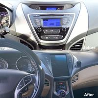 Reproductor Multimedia de Video para Auto 2 Din con GPS para Elantra 2012, Pantalla Vertical OLED de 10.4 Pulgadas, Radio Tesla Android 13 con DSP