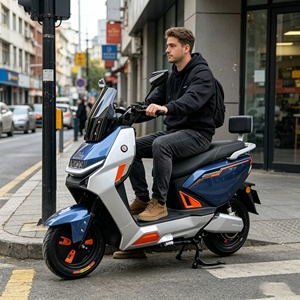 Motocicleta Eléctrica Deportiva sin Escobillas de 1500W y 72V con Certificación CE EEC, Batería de Plomo-Ácido, Capacidad de Carga de 200 kg, 60 km/h - Product Image 4