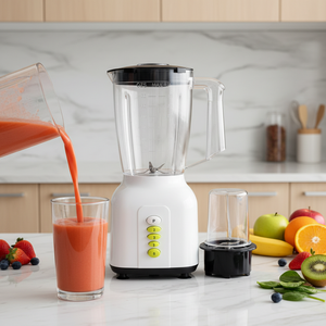 Mini mixeur électrique portable 2-en-1, 4 lames, 250W, appareil de cuisine domestique, mixeur multifonctionnel pour fruits, moulin à épices - Product Image 1