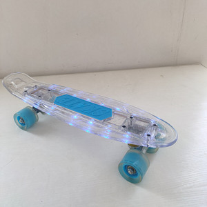 Longboard Cruiser en plastique, charge maximale 100 kg, roulements ABEC-7, léger, pour enfant et adulte, skateboard - Product Image 3