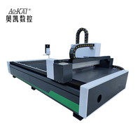Machine de découpe laser à fibre CNC AOKAI avec Raycus Max pour tôles en acier inoxydable - Nouveau design