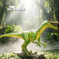Dinosaure animatronique d'intérieur, modèle réaliste grandeur nature personnalisé pour la décoration