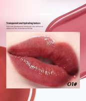 Gloss à lèvres en gel de haute qualité personnalisable, longue durée, hydratant, brillant transparent, base d'huile liquide, longue durée