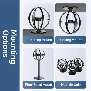 Ventilateur sphérique holographique 3D, boule d'affichage holographique, effet visuel flottant pour l'affichage en magasin, les expositions et la publicité créative - Product Image 3