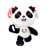 Jouets en peluche de Sport sur mesure, mascotte de pékin, Super grande taille Panda Anti-Stress Fidget Animal en peluche fabricant