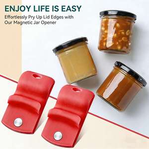 Plastic Magnetic Mason Jar Opener <b>Kitchen</b> Tool Easy Twist Jar Lid Remover for Canning Jars - Product Image 2