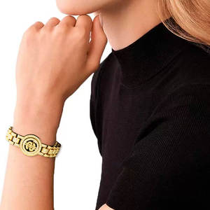 Orologio Bracciale di Lusso con Perline di Cristallo per Donne, Eleganti Bracciali di Cristallo e Bracciale a Catena con Design a Doppio Uso - Product Image 2