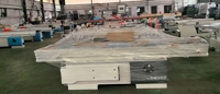 Scie à table coulissante de précision pour la découpe de panneaux, équipement de menuiserie et de fabrication d'armoires