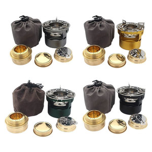 Nouvelle cuisinière à alcool portable d'extérieur <span class=keywords><strong>2</strong></span>-en-1 coupe-vent pour l'alpinisme, les voyages, les pique-niques et le <span class=keywords><strong>camping</strong></span> (pour faire bouillir de l'eau) - Product Image 6