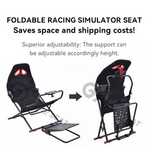 Asiento de Simulación de Carreras GY018W de <span class=keywords><strong>Estilo</strong></span> Popular para Conducción, Cabina de Juego para PS4, Asiento de Cabina para Sim Racing - Product Image 2