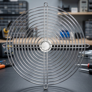 SYMBANG Taiwan G220 Grille de ventilateur en acier inoxydable métallique 220 mm, caches de ventilateur de ventilation, garantie de 3 ans, personnalisable ODM/OEM, efficace - Product Image 3