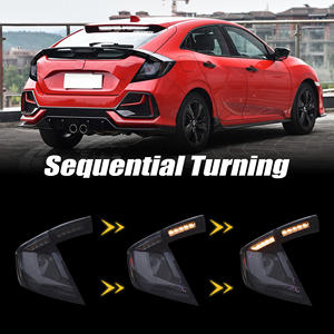 ไฟท้าย DK Motion สำหรับ <span class=keywords><strong>Honda</strong></span> <span class=keywords><strong>Civic</strong></span> Hatchback <span class=keywords><strong>TypeR</strong></span> รุ่นที่ 10 ไฟท้าย LED <span class=keywords><strong>Civic</strong></span> FK7 <span class=keywords><strong>FK8</strong></span> ปี 2016 - 2020 ไฟท้าย ไฟท้ายรถ - Product Image 4