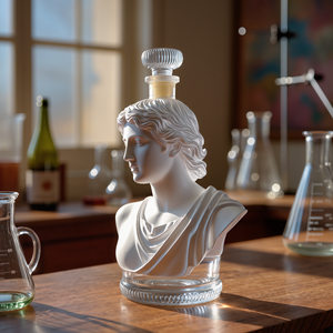 Bouteille en verre personnalisée de luxe de 500 ml, transparente, pour <span class=keywords><strong>tequila</strong></span>, Bordeaux et boissons énergisantes, forme spéciale - Product Image 2