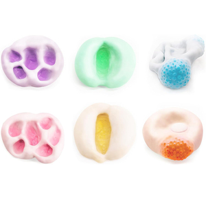 ASMR Handmade Coconut Oil Pearl <b>Squishy</b> Fidget Ball Stress Relief Fun Sensory Toy Gifts for Adults Kids Anxiety Relief - Product Image 1