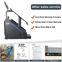 K-FIT Appareil de musculation pour escalades commerciales K8, équipement de fitness cardio HIIT robuste pour salle de sport