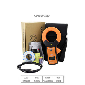 วิคตอรี่ อินสตรูเมนท์ส์ VC6800 แคลมป์มิเตอร์ 2000A AC 600V CAT III เครื่องทดสอบกระแสไฟรั่ว - Product Image 5