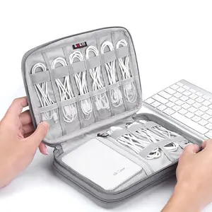 Borsa Organizer per la conservazione dei cavi della batteria Usb digitale antiurto impermeabile portatile