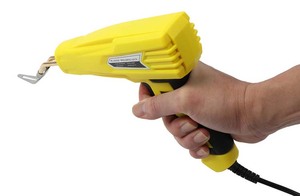 Herramienta de reparación de parachoques de coche, soldador de plástico, Kit de soldadura con alicates, cuchillo, <span class=keywords><strong>grapas</strong></span>, 100W, venta al por mayor, 100 Uds. - Product Image 6