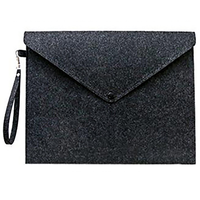 Pochette en feutre A4 personnalisée, sac de rangement portable pour documents professionnels, support d'impression de logo personnalisé