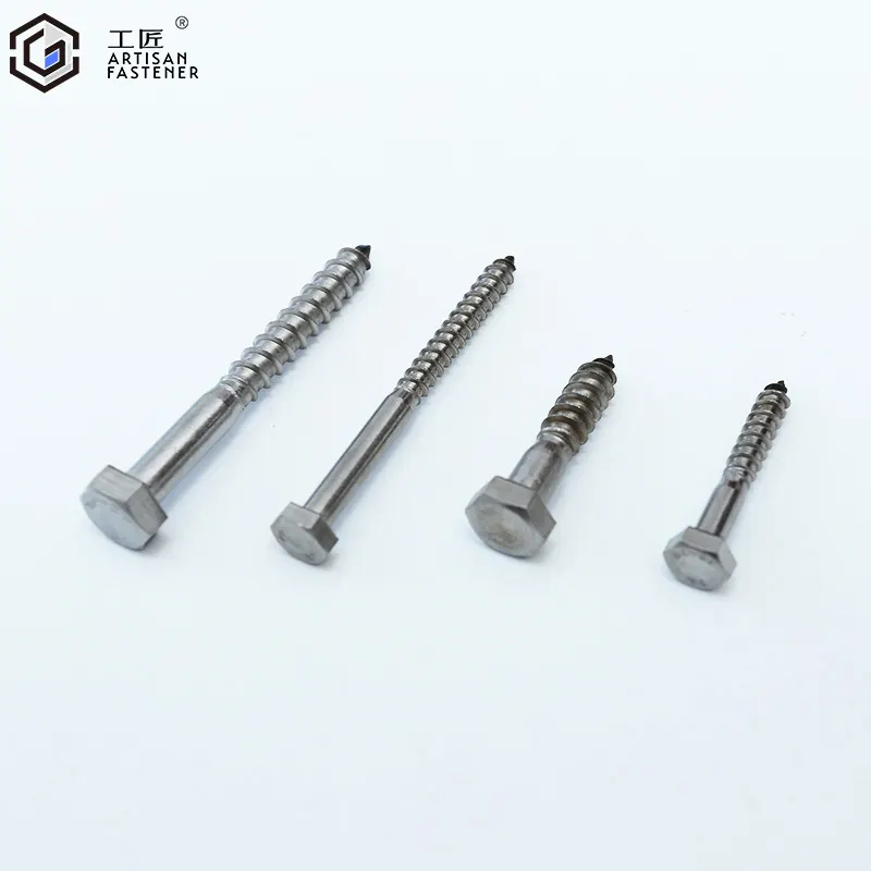 Stainless Steel External Hexagon Bolts 316 Full Thread Hexagon Head Screws High Strength T-bolt Fasteners Hardware Accessories