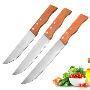 Cuchillo con mango de madera de acero inoxidable, cuchillo de carnicero de cocina, rebanador de carne, frutas, verduras, Festival musulmán, cuchillo Ruzi Eid Al Fitr - Product Image 2
