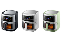 Friteuse électrique programmable numérique Freidora De Aire en acier inoxydable d'une capacité de 8 litres