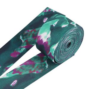 Custom Design High Quality Heat Transfer Printed Patterned Camouflage rainbow Gradient Polyester <b>Webbing</b> Strap Tape Cinch Strap - Product Image 6