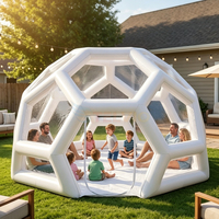 Dôme gonflable transparent en PVC pour événements, fêtes, camping, hôtel, maison, football, location commerciale portable