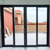 Solution de rénovation de porte coulissante en aluminium pour projets de modernisation de balcons de maisons anciennes